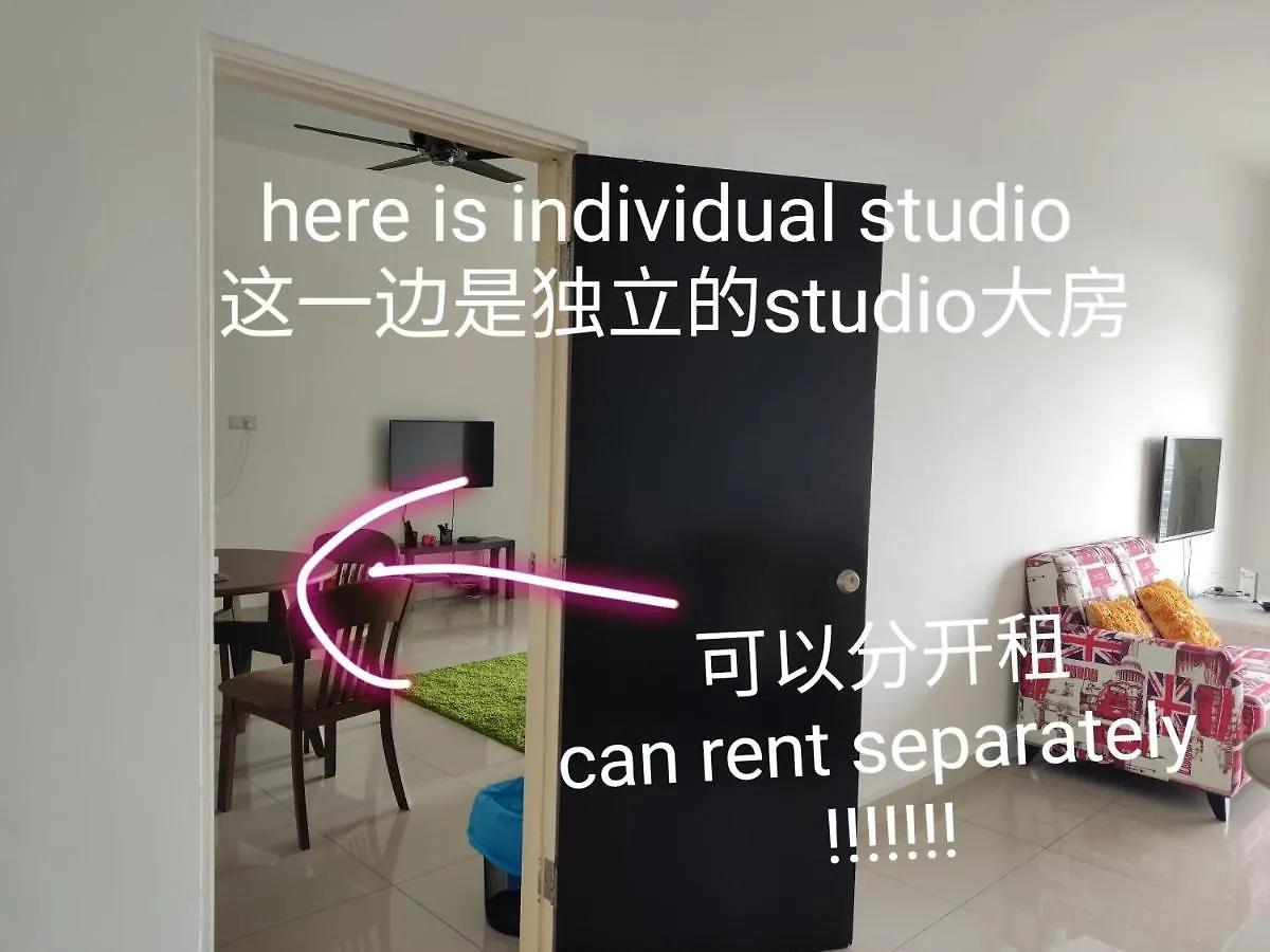 Twin Galaxy Dual Key Apartment Near Ciq & Ksl Johor Bahru 0*,